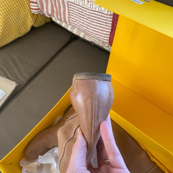 Chloe Tall Brown/Tan Boots - Picture 4 of 5